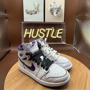 Jordan 1 Retro High “Court Purple” (TD) Sz 13.5C